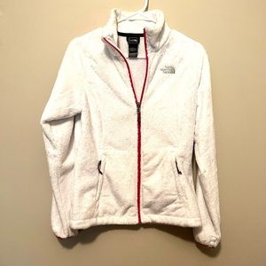 The North Face fleece, white, size small